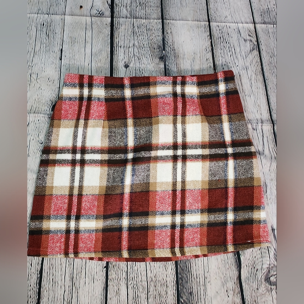 Flannel skirt